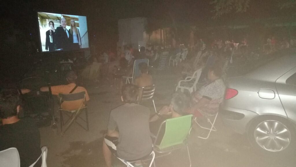 Cine a la fresca